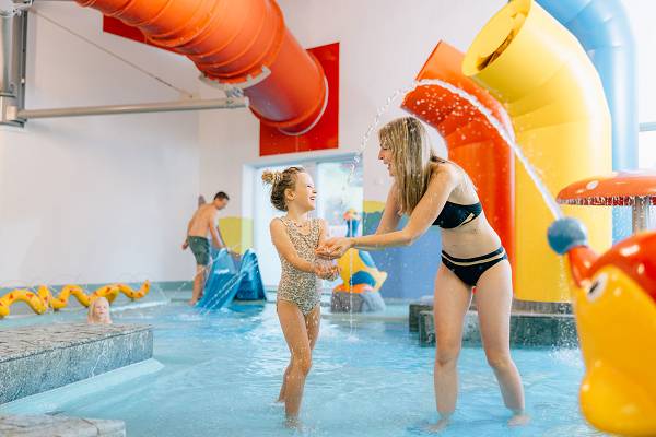 Wasser-Spielbereich im Swiss Holiday Park